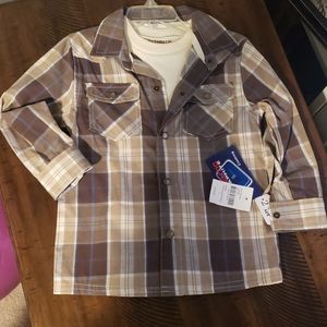 2 Pc Toddler Boys Shirt Set Sz